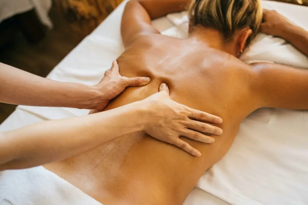 Massages du dos relaxant